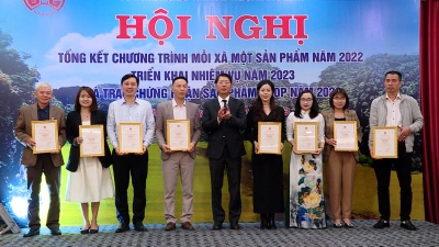 Nhận chứng nhận OCOP 4 sao năm 2022