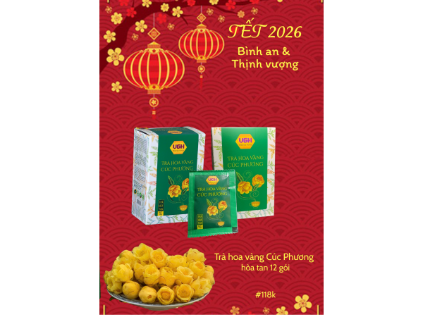 Trà hoa vàng Cúc phương hoà tan