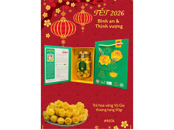 Trà hoa vàng Vũ Gia thượng hạng 50gr