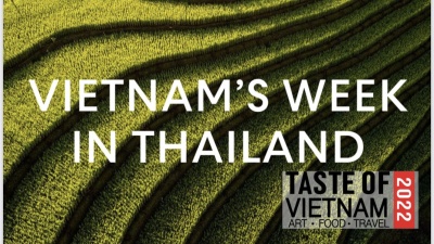 Trà hoa vàng Vũ Gia tại Tuần lễ sản phẩm Việt Nam tại Thái Lan