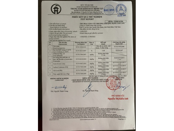 Trà hoa vàng Cúc Phương (Thượng hạng)
