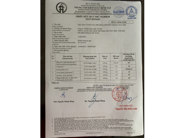 Trà hoa vàng Cúc Phương (Thượng hạng)