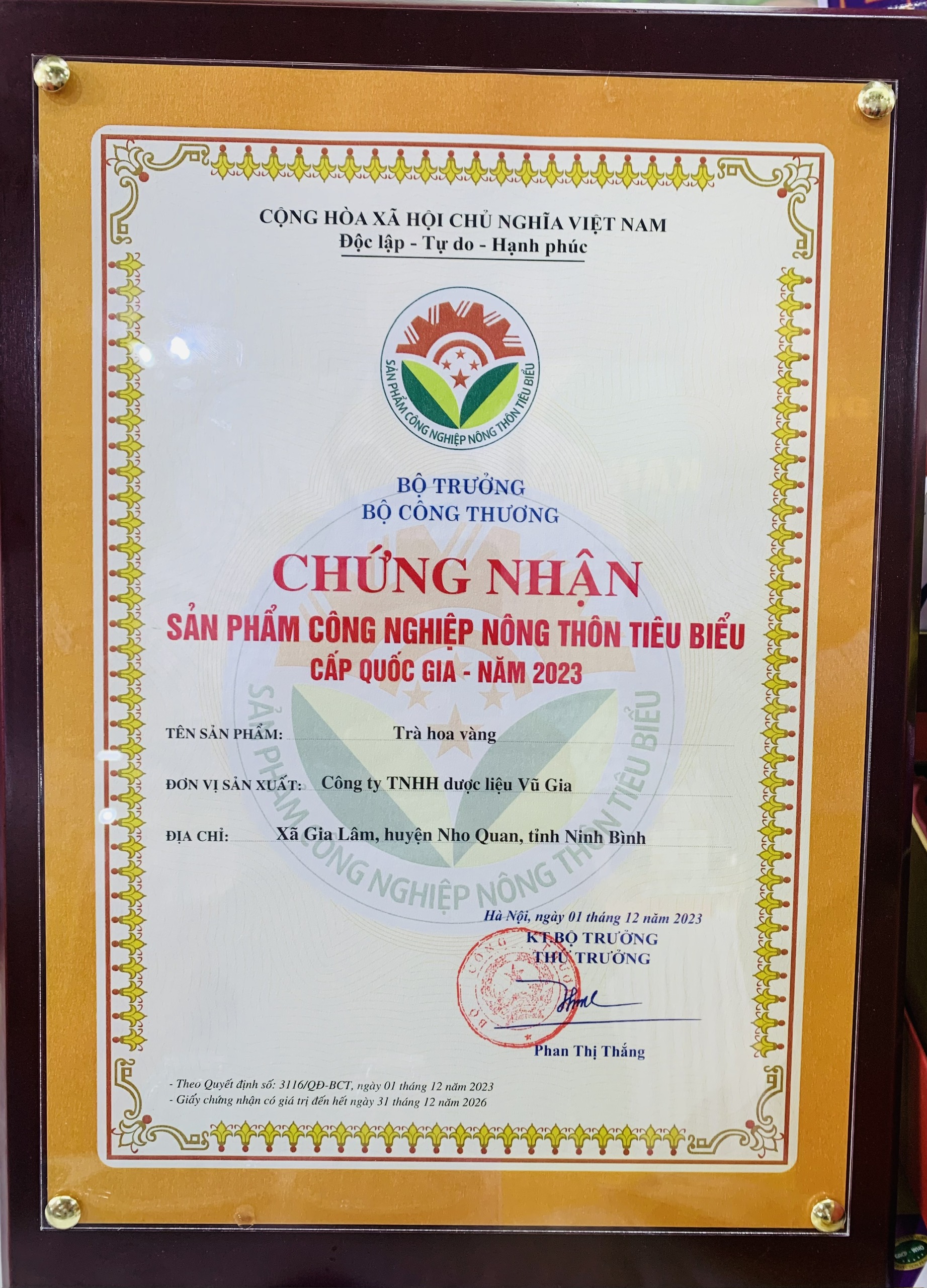 Trà hoa vàng 15gr